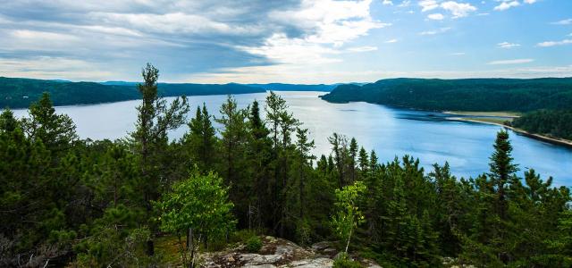 Fjord in Quebec, Canada